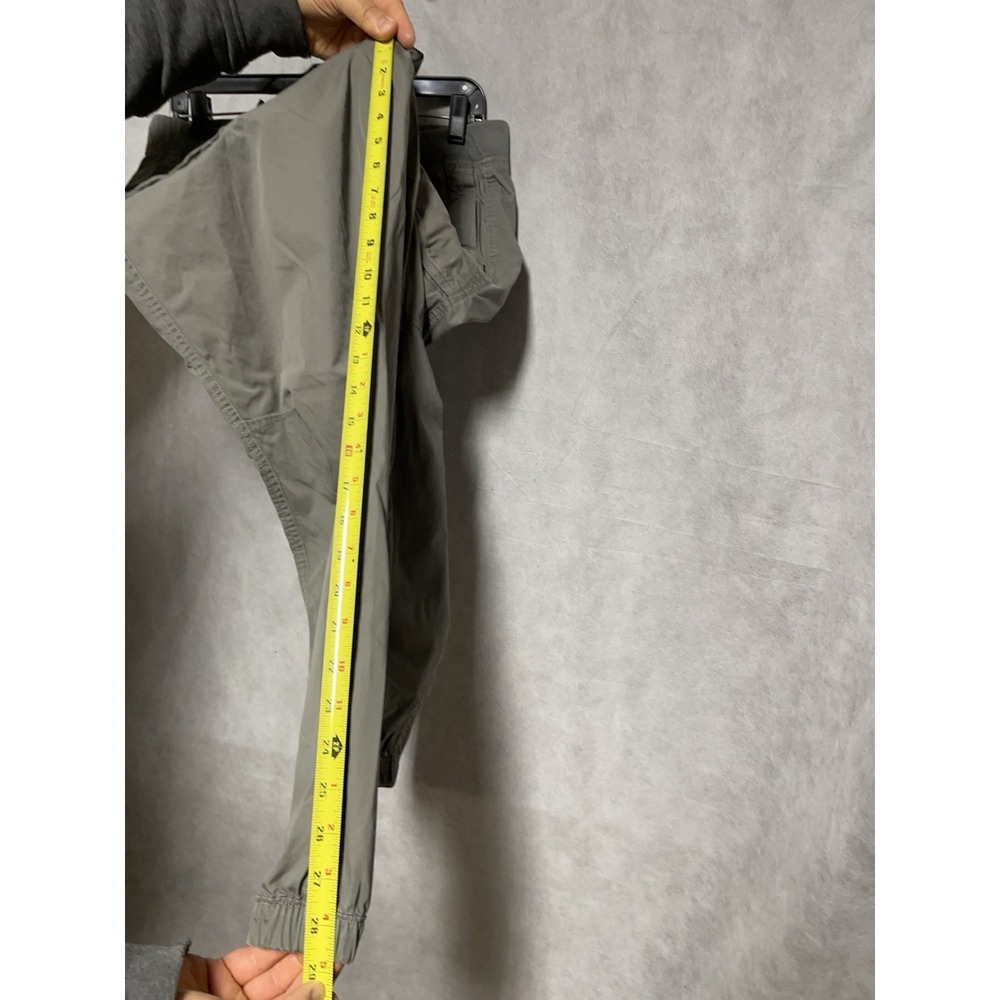 Abercrombie Fitch Pants Men L Green Jogger Pull On Stretch Lightweight 31x29 - Picture 6 of 10